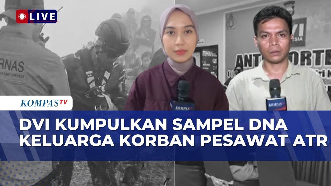 Evakuasi Korban Dilakukan Besok dan Tim DVI Ambil Sampel DNA Keluarga Korban Pesawat ATR