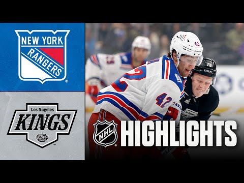 Rangers Vs Kings NHL Highlights January 20 2026 