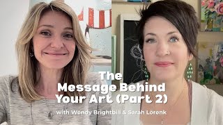 Art as a Conversation: Finding Your Voice (Part 2)
How do you market your art in order to sell it? In this video I am chatting with my studio manager, Sarah Lourenco about how important it is to identify the message behind your art. Sarah has been working with me behind the scenes for the last 2.5 years. She specializes in assisting artists to monetize their art, come up with a business plan and implement systems in their business. She has worked with countless artists to help them put together these plans. Sarah is the queen of strategy and she has helped me identify a strategy in my business and figure out a way to put it into motion.
I am sure that you will notice that we love chatting. We have these conversations all the time so we thought we would bring you along with us!
If you want to learn more strategy surrounding marketing and selling your art, I highly recommend my course, Styling Your Art 101. I even created a coupon code just for you... get 30% off with coupon code: YOUTUBE30 Go here to start selling more art: https://class.wendybrightbill.studio
Summary:
In this engaging conversation, Wendy Brightbill and Sarah Lourenco delve into the significance of understanding the message behind ones art. They explore how personal experiences shape artistic expression and the importance of communicating these messages to connect with audiences. The discussion covers practical strategies for artists to discover their unique messages, the healing power of art, and the journey of finding ones authentic artistic voice.
Titles:
The Art of Expression: Finding Your Message
Navigating the Disconnect in Artistic Creation
Timestamps:
00:00
The Journey of Artistic Exploration
03:56
The Importance of Feedback and Community
08:51
Understanding Art Consumption and Sales
13:30
The Emotional Connection in Art
20:09
Finding Meaning in Art
23:35
Evolving Artistic Messages Art as a Conversation: Finding Your Voice (Part 2)
