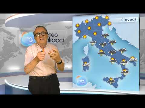 Video METEO GIOVEDI' 2 LUGLIO: VIA l'Africano, ARRIVA L'ATLANTICO