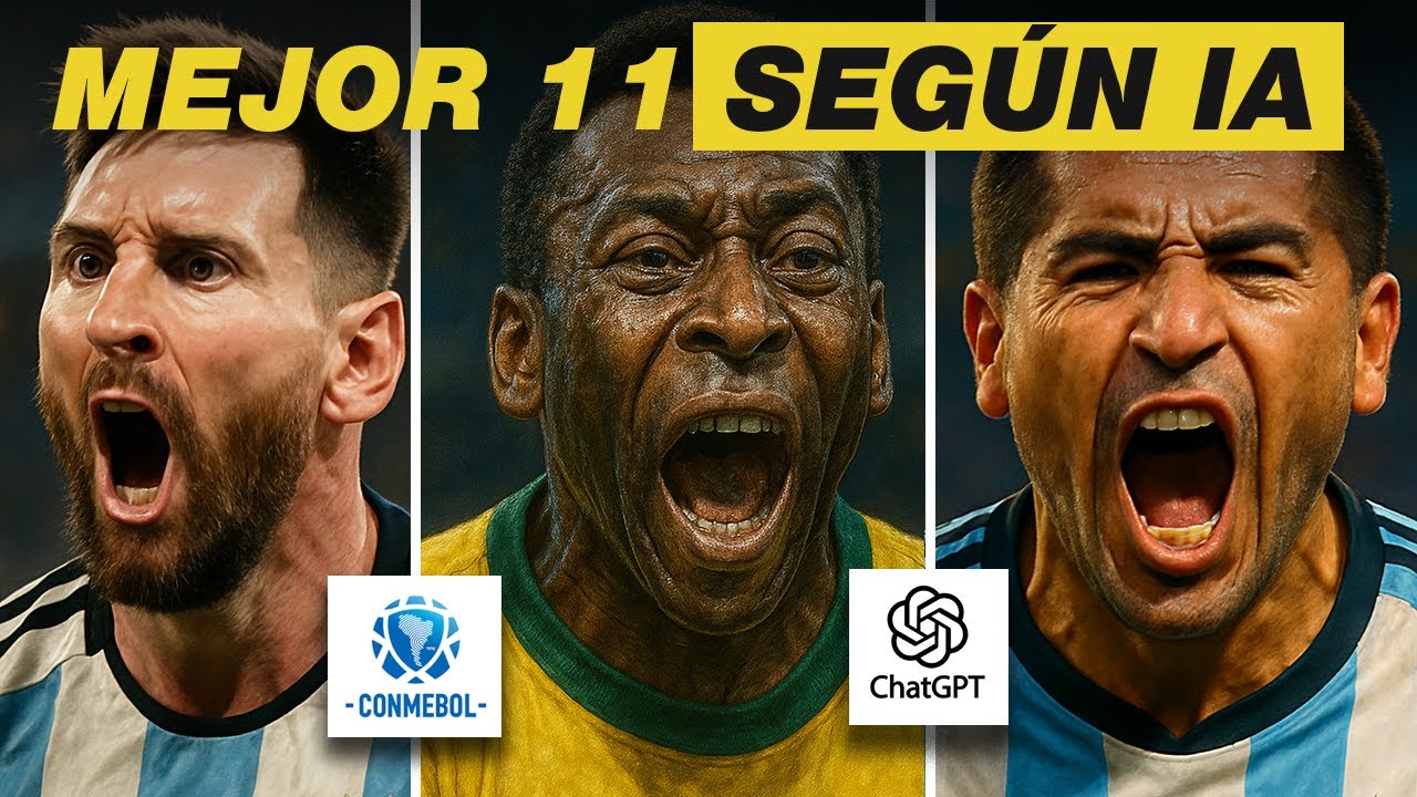 El mejor XI de la historia de Sudamérica… elegido por IA