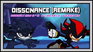 Friday Night Funkin' DISSONANCE (REMAKE) - Perfect Combo (BOTPLAY)