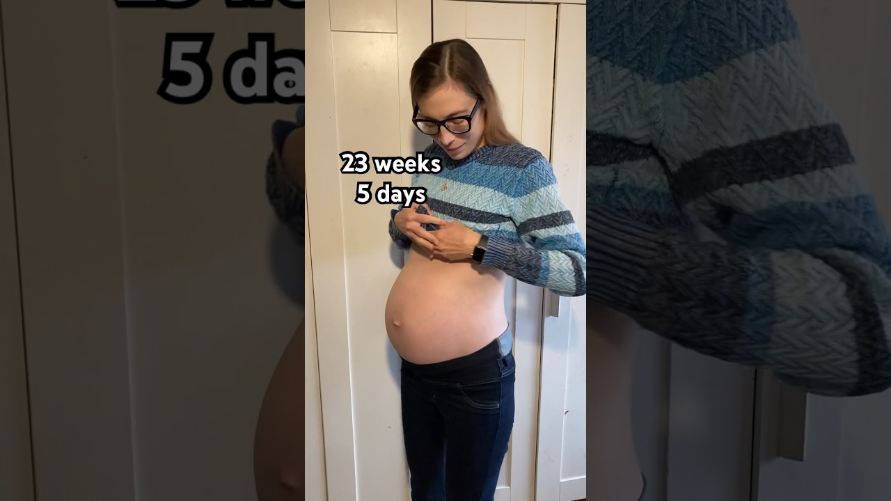 BABY BUMP! 23 weeks pregnant with identical TWINS!!