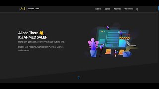 Elzero template from (Elzero web school channel) made by Ahmed Saleh , added dark mode