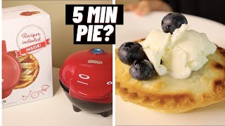 DASH MINI PIE MAKER UNBOXING AND REVIEW | BLUEBERRY PIE DEMONSTRATION