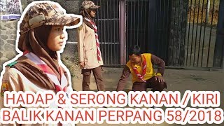 Gerakan Hadap Kanan/ Kiri, Serong Kanan/Kiri & Balik Kanan [Perpang 58 Th 2018]