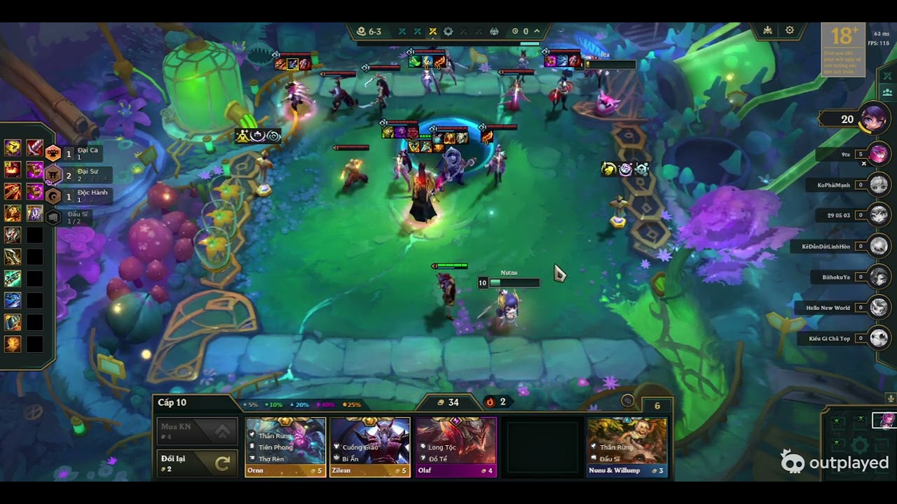 Orrn 3 + Yone 3 Phi lôi thần TFT Set 4.5