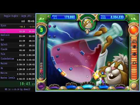 Peggle Nights Any% Speedrun in 1:55:47