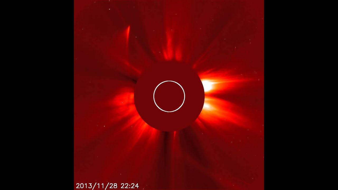 Comet ISON at perihelion from SOHO LASCO C2
