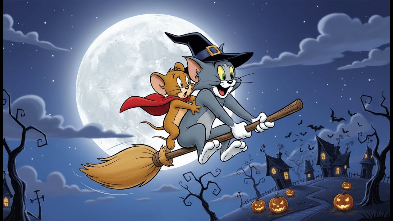 Tom and Jerry's Spooky Halloween Adventure! - YouTube