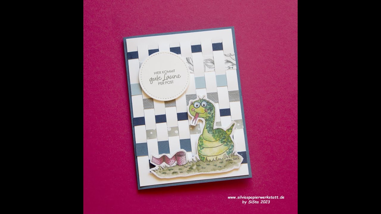 Tutorial: Flechtkarte (Papierstreifen Reste verbasteln)