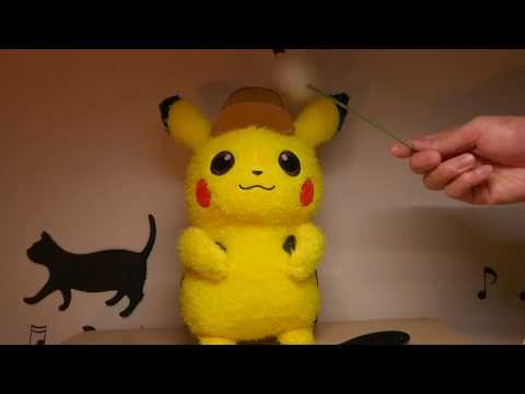 (音フェチ) 名探偵ピカチュウのぬいぐるみをマッサージしてみた (Notalking ASMR)