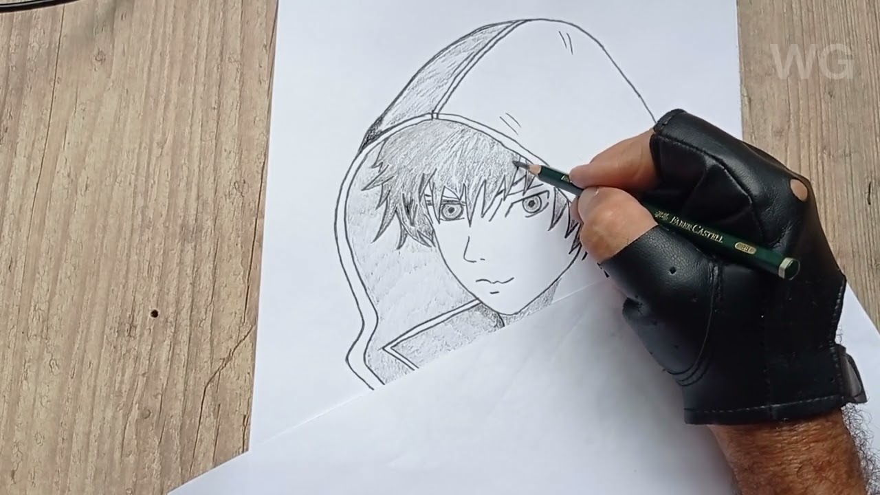 Como desenhar uma personagem Anime, passo a passo. Desenho de personagem Anime ...