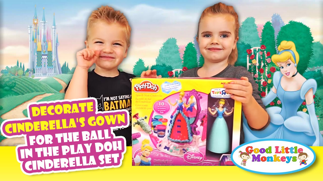 Spin And Style Cinderella Play-Doh Set - Review and Play!