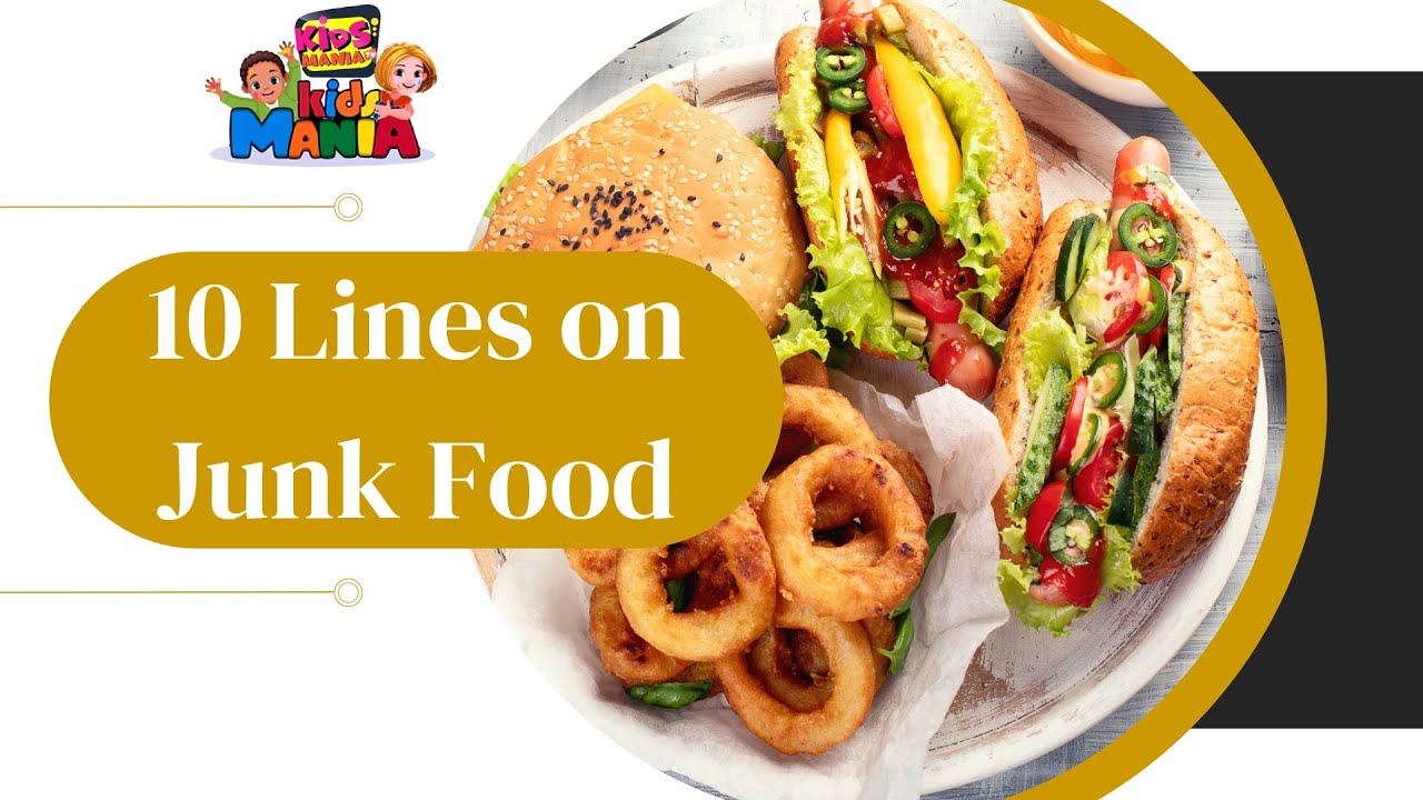 10 Lines On Junk Food 10 Lines Essay Speech On Junk Food With Urdu 