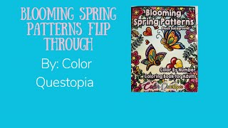 Blooming Spring Patterns by Color Questopia Flip Through