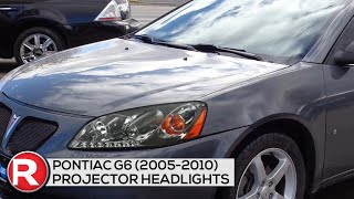 Spec-D Projector Headlights Pontiac G6 w/ LED DRL (05-10) Black/Smoke/Chrome - DIY How To Install
