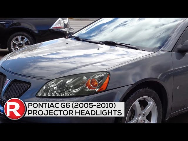 2005-2010 Pontiac G6 Headlight Assembly Pair - Factory Replacement, DOT Compliant, Black Housing