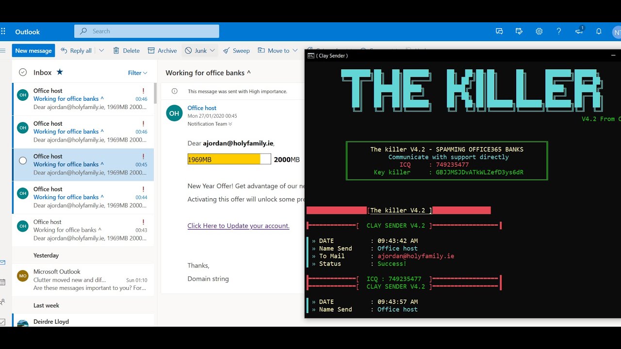 Best Sender V4.2 The killer Clay 2020 To Office365