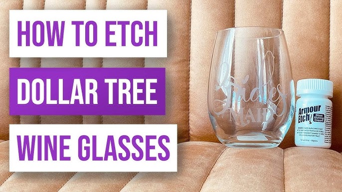 How to etch glass with your Cricut - NeliDesign