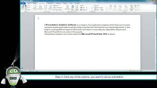 Setting Page Margin and Changing Page Orientation | Class 4 - Chapter 4 -Part 4