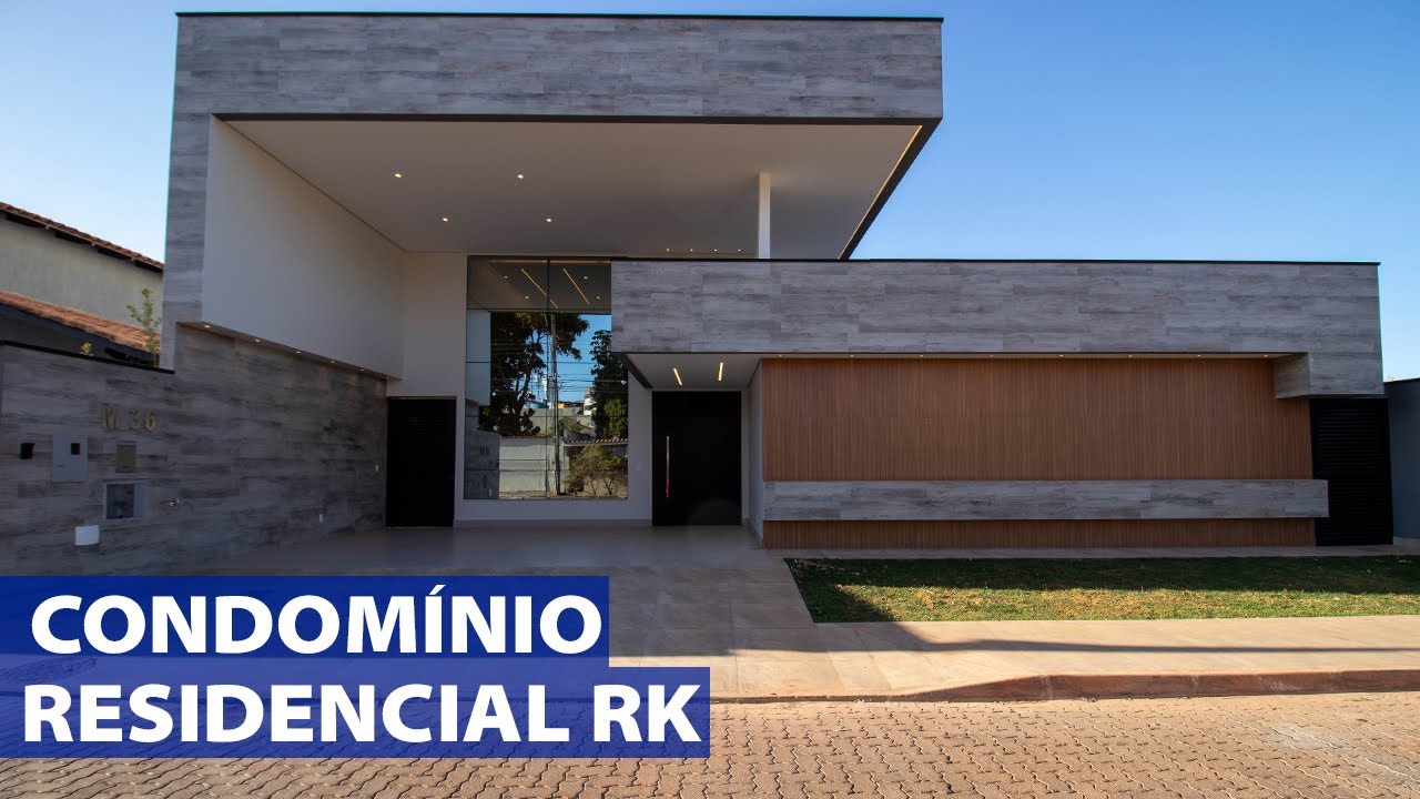 Casa Moderna com Piscina a Venda no Condomínio RK - Região dos Lagos - DF [GM IMÓVEIS]