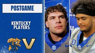 Kentucky Players Discuss 34-17 Win Over Vanderbilt