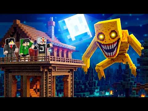Stranded in a HAUNTED FOREST in Minecraft!