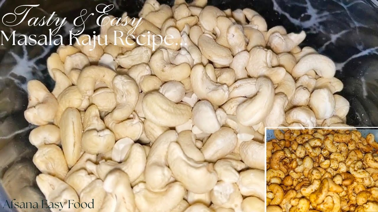 Healthy & Spicy Masala Cashew Nuts 😋 || Masala Kaju Recipe...