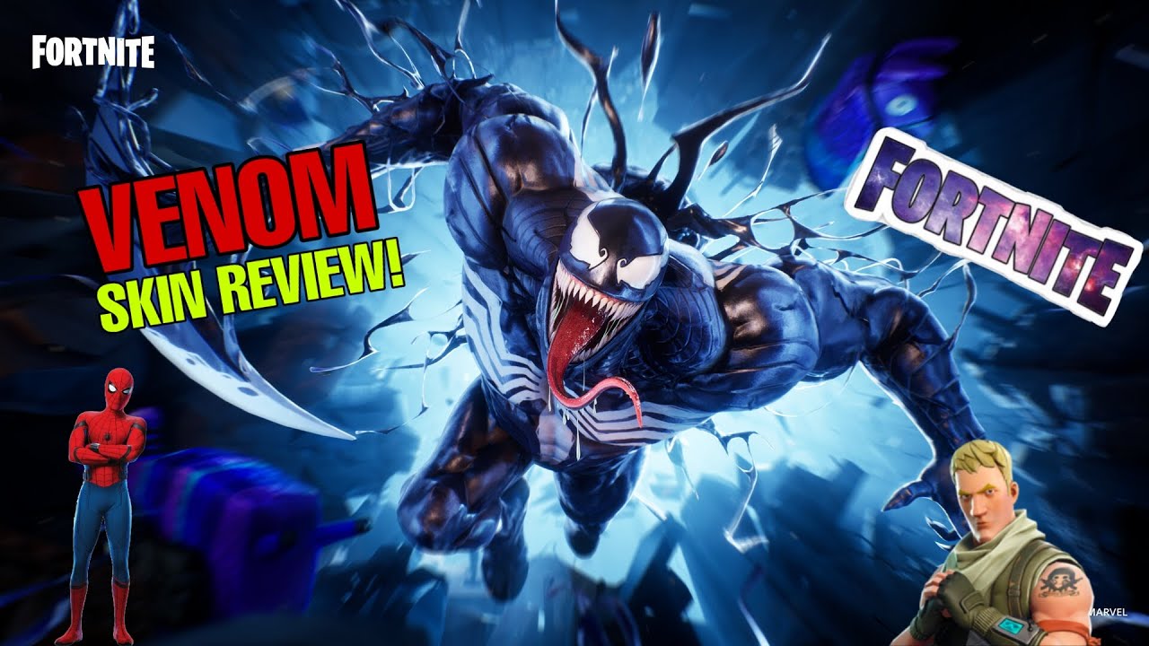 VENOM FORTNITE SKIN REVIEW & GAMEPLAY + COMBOS!!!! YouTube