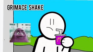 Trying The Grimace Shake My First Animation