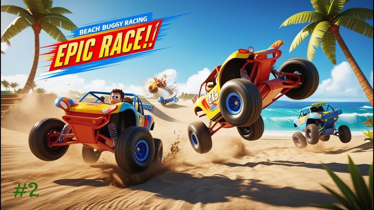 🏎️ Beach Buggy Racing 2: Ultimate Showdown with Crazy Power-Ups! 🌊💥 ...