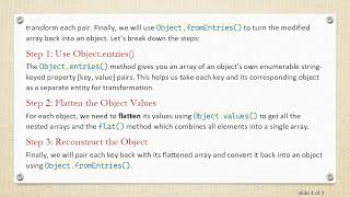 How to Flatten an Object of Objects in JavaScript Net Worth