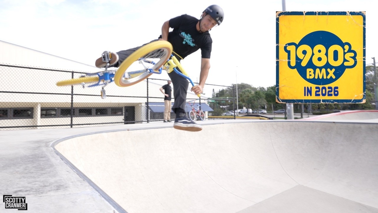 מאטי הביא את אופני ה-Mongoose BMX שלו משנות ה-80 לסקייטפארק!