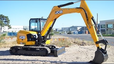 JCB Backhoe Machine Leveling Field For Building Construction - JCB Work Field Leveling