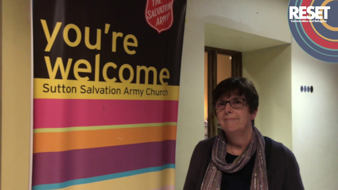 Gill Bonner talking about Community Sponsorship in Sutton