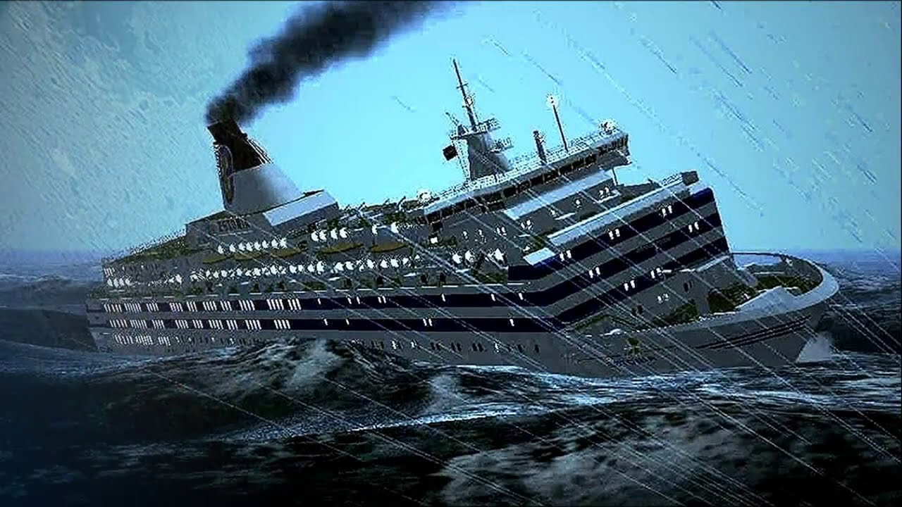 Ужасное крушение круизного парома | Terrible cruise ferry wreck.