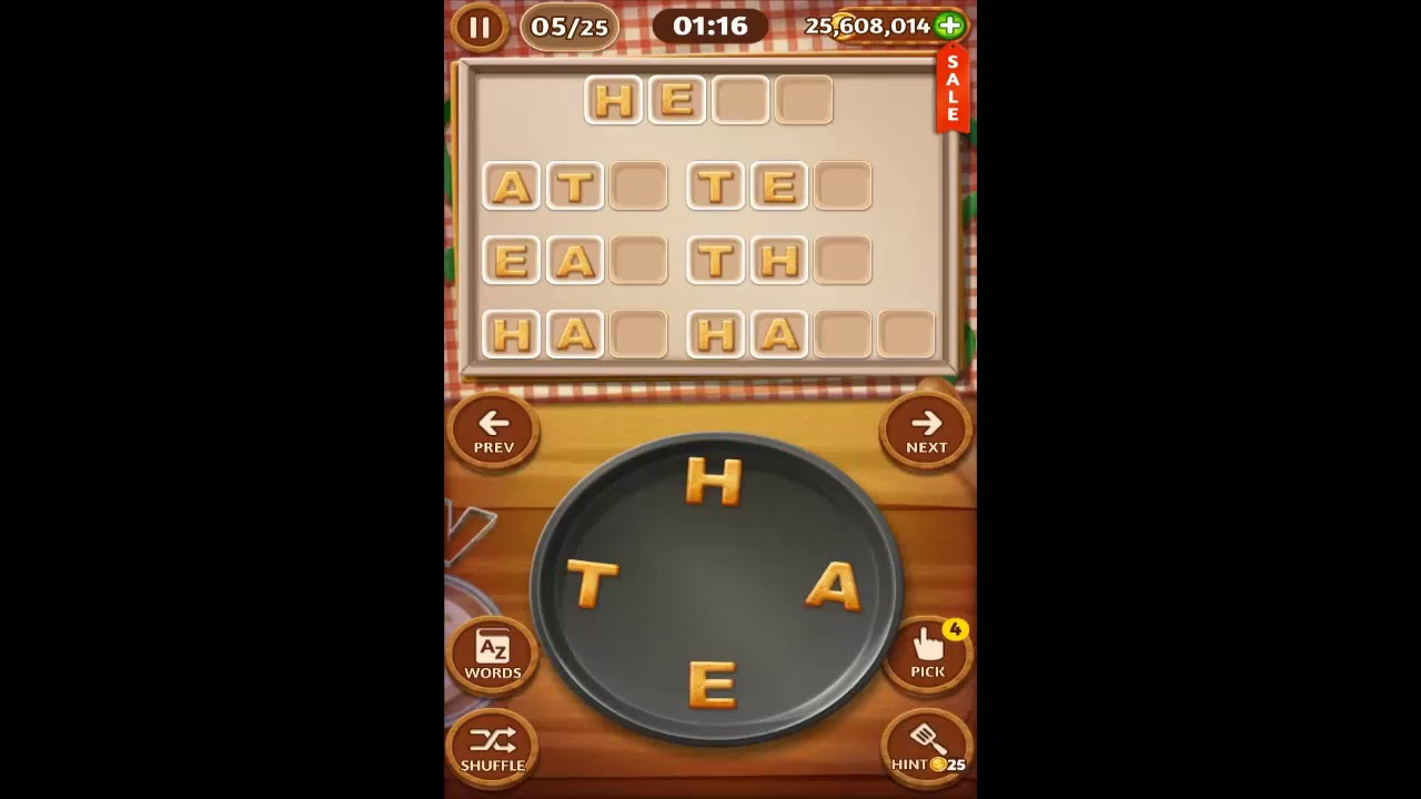 Word Cookies Bake-Off July 27 2019 Answers