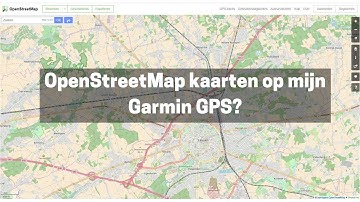 Hoe plaats ik een OpenStreetMap kaart op mijn Garmin?