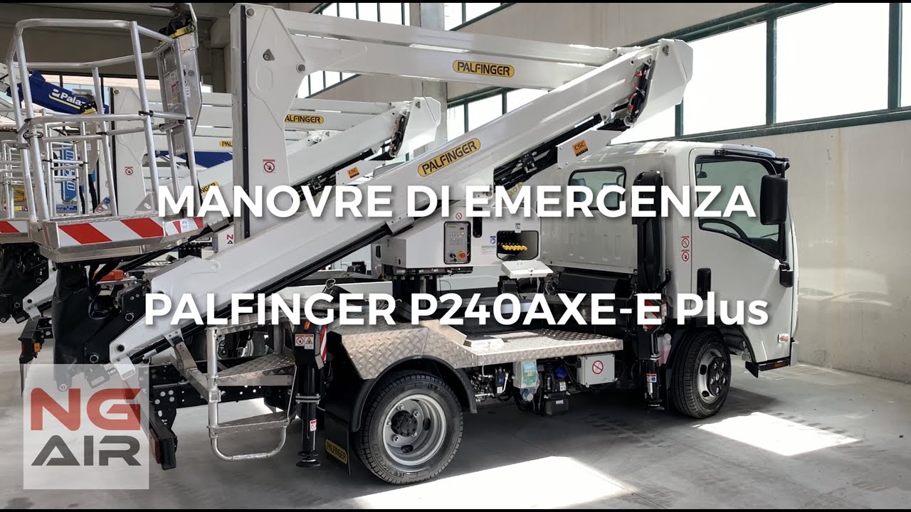 Manovre d’emergenza PALFINGER P240AXE-E Plus