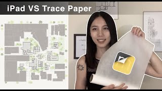 iPad VS Trace Paper - testing Morpholio trace for the first time!