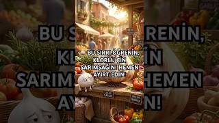 Çin sarımsağını 1 saniyede ayırt etme yöntemi! Köküne bakmak yeterli... 🤯#shorts #keşfet