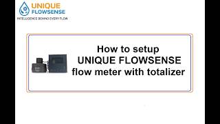 How to setup totalizer with flow meter