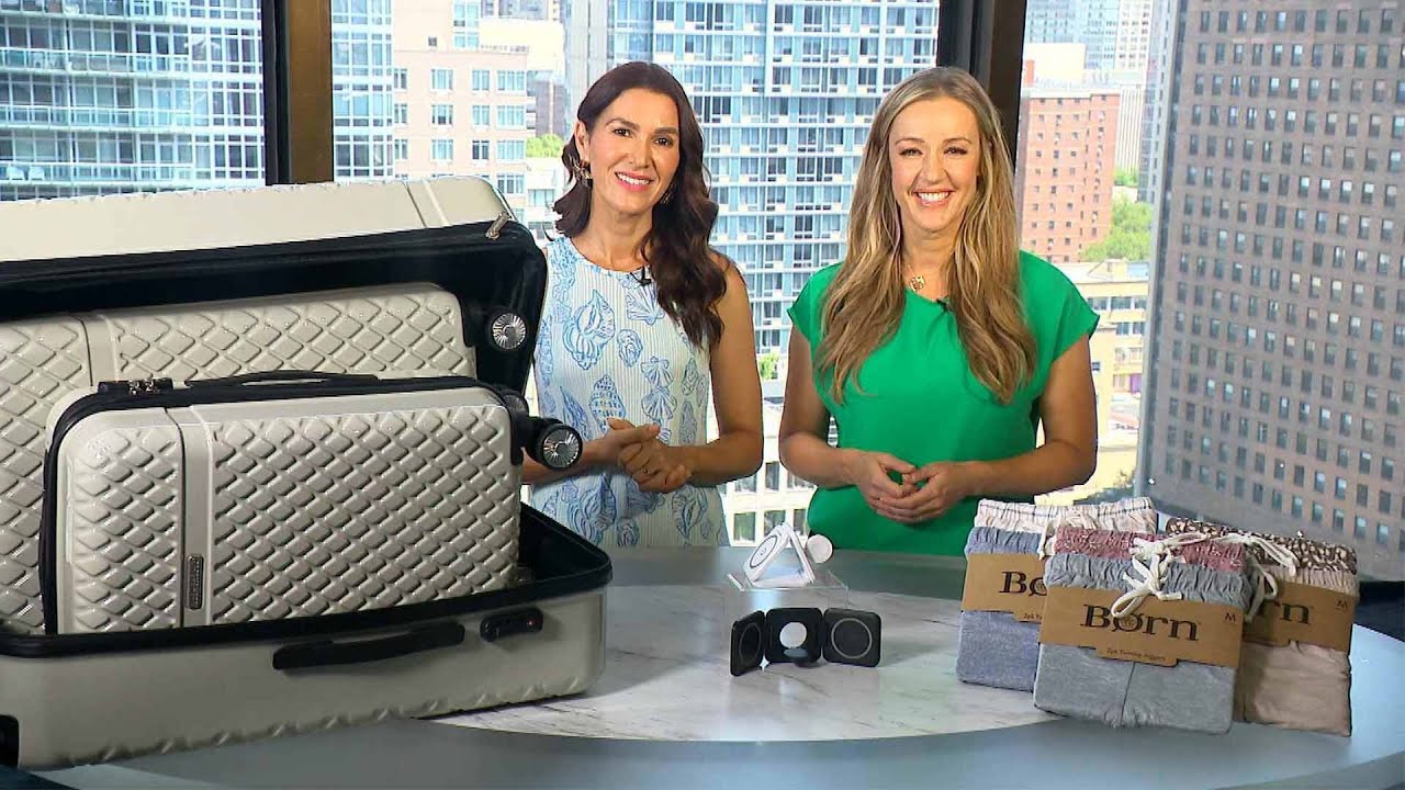 Inside Deals on Kathy Ireland Luggage Set, LAX Gadgets Charging Pad, Printed Joggers — Up to 81% Off