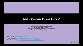 What is Structured Problem-Solving