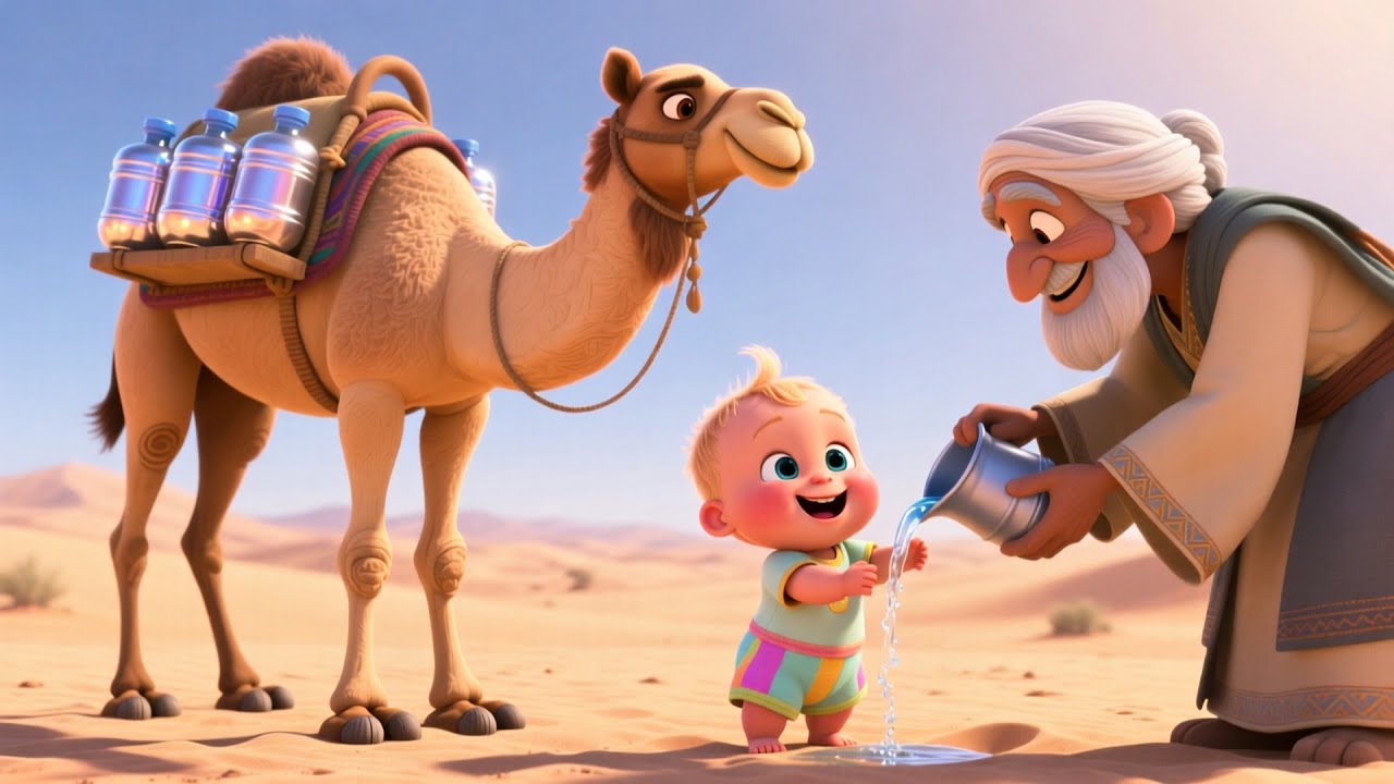 Camel On Desert Sands 🐪🏜️ | Fun Toddler Adventure | Kids Learning & Playtime