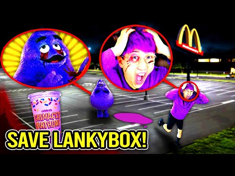 I FOUND LANKYBOX AND GRIMACE IN REAL LIFE GRIMACE SHAKES AT 3AM