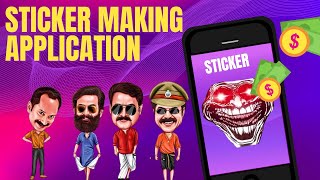 How to make stickers|Free sticker maker|whatsapp sticker making|SNL EDITZ screenshot 2