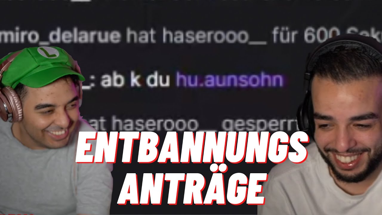 ABK & SAMI BEWERTEN ENTBANNUNGSANTRÄGE + REAL LIFE STORY!😂