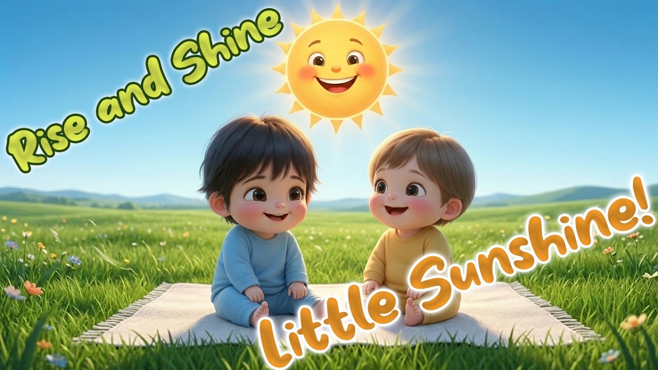 Rise and Shine, Little Sunshine! ☀️ Fun Good Morning Song for Toddlers